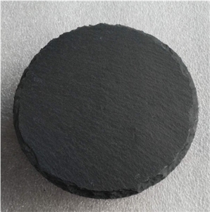 10cm Round Slate Coaster