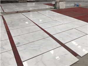 A Grade Polished Oriental White Marble Tiles