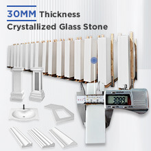 30MM THICKNESS CRYSTALLIZED GLASS STONE