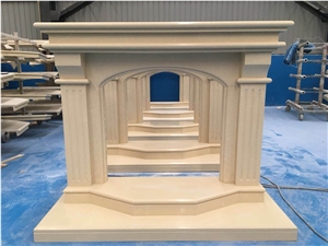 Artificial Stone Fireplace Mantels, Indoor Simple