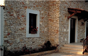 Beige Limestone Building & Walling