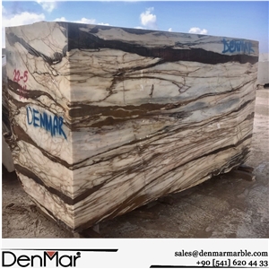 Calacatta Copper Marble Blocks