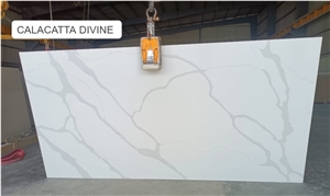 Calacatta Divine Quartz Slabs