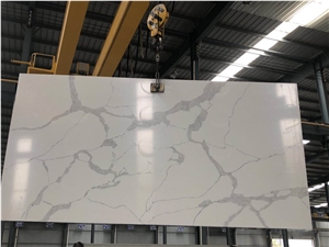 Calacatta White Quartz Stone Slabs