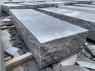 China Blue Limestone Blocks Steps, Bluestone Treads