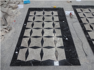 Customized Classic Water Jet Marble Floor Medallions