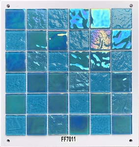 Decorative Swimming Pool Building Material Glass Mosaic Tile