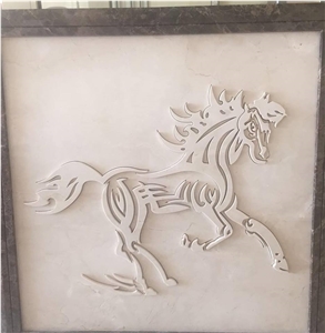 Elegant Beige Marble Relief