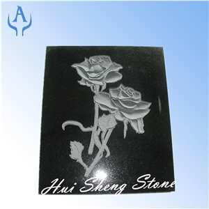 Etching Monument Accessories Granite, Black Granite Graveyard Products