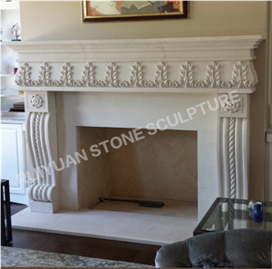 Fireplace Mantel Marble Fireplace Surround