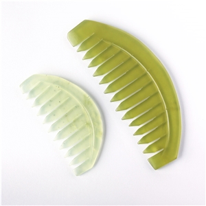 Green Jade-Carvings,China Green Jade Comb