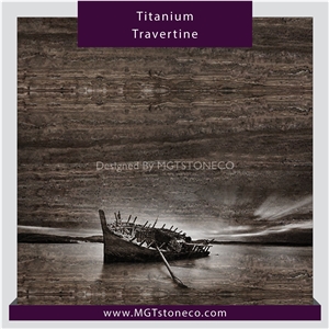 Hesar Titanium Travertine Tiles & Slabs