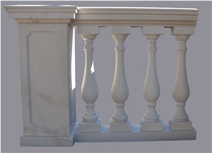 Maljat Limestone Balustrade and Railing, White Limestone Balustrade & Railing