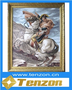 Napoleon Bonaparte Portrait Mosaic Art Design Work