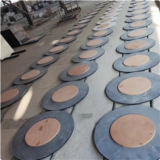 Round Solid Surface Artificial Marble Coffee Table Tops