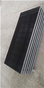 Shanxi Black Tomebstone Granite Slab Tiles