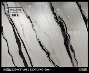 Sintered Stone Panda White Vein Big Wall Slab Tile