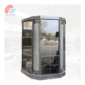 Steel Dark Gray 72 Niche Hexagonal Columbarium