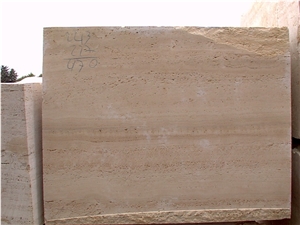 Travertino Navona Travertine Block, Italy Beige Travertine