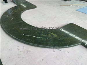 Victoria Regia Bar Top Green Marble Table Top