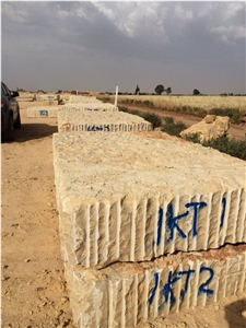 Yellow California, Jaune Boujaad Limestone Blocks