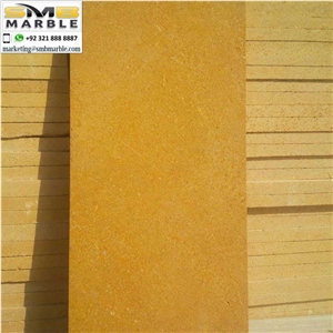 Yellow Sandstone Slabs & Tiles, Pakistani Mango Sandstone