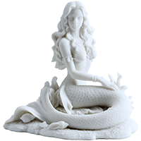 Handcarved White Marble Statue